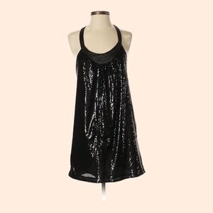 Zara Black Sequin Mini Dress